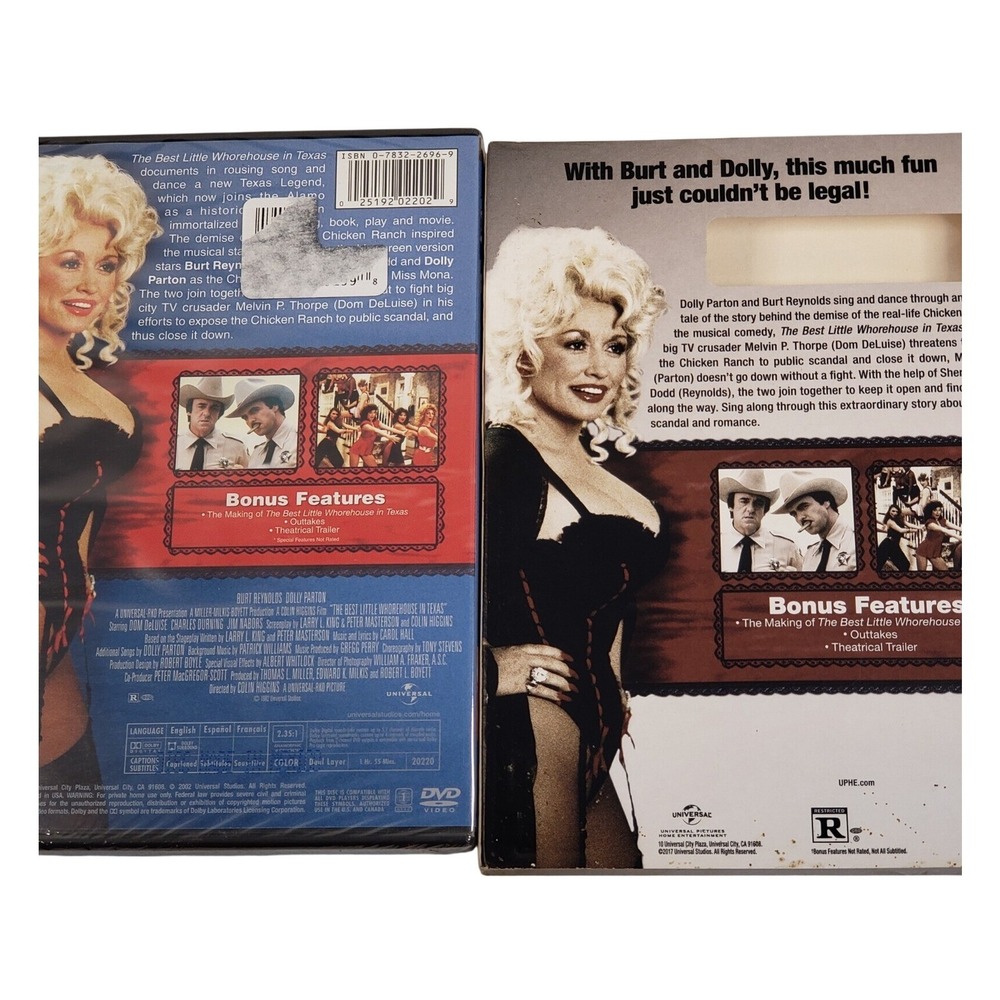 Universal Pictures Whorehouse‎ in Texas DVD Dolly Parton New BN - Picture 2 of 5